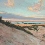 "Vanuit de duinen"
Doek acryl, 60 x 80 cm 